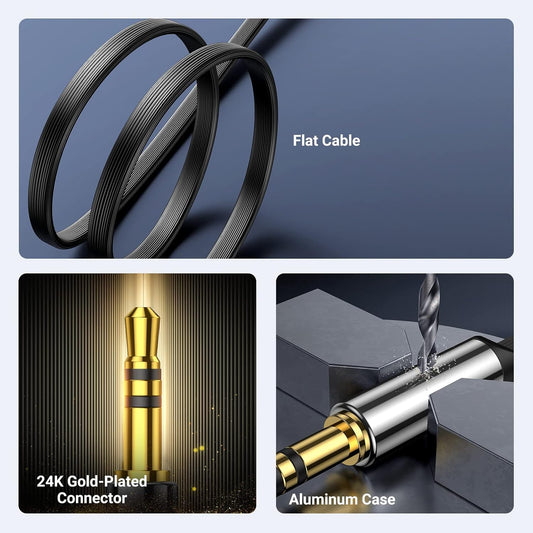 Stereo Audio Cable, UGREEN - Angled
