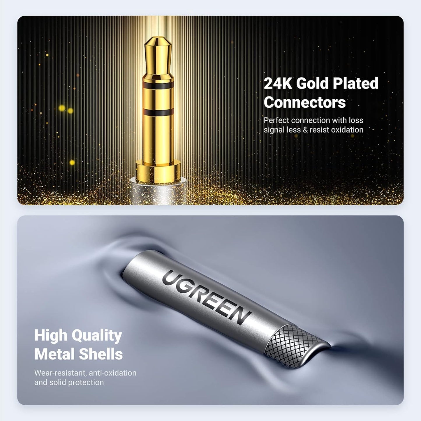 Stereo Audio Cable, UGREEN - Straight